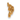0.64 Gram Triagonal Crystal Gold Nugget